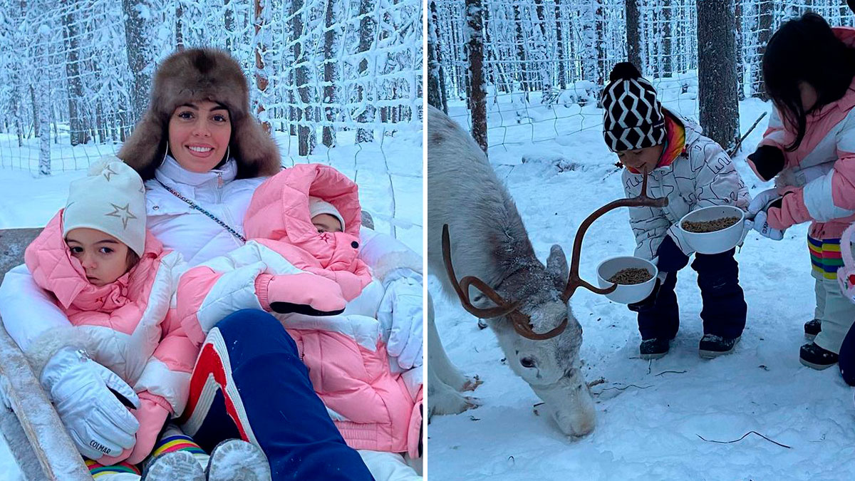 Que sonho! Georgina Rodríguez partilha imagens encantadoras no Polo Norte junto de renas: &#8220;Maravilha&#8230;&#8221;