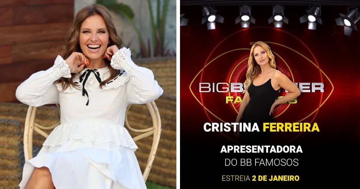 Cristina Ferreira apresenta Big Brother Famosos e reage: &#8220;Parece que tenho os domingos ocupados&#8230;&#8221;