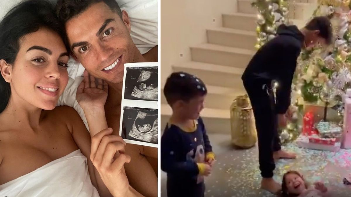 A reação (inesperada) do filho de Cristiano Ronaldo ao anúncio do sexo dos irmãos gémeos