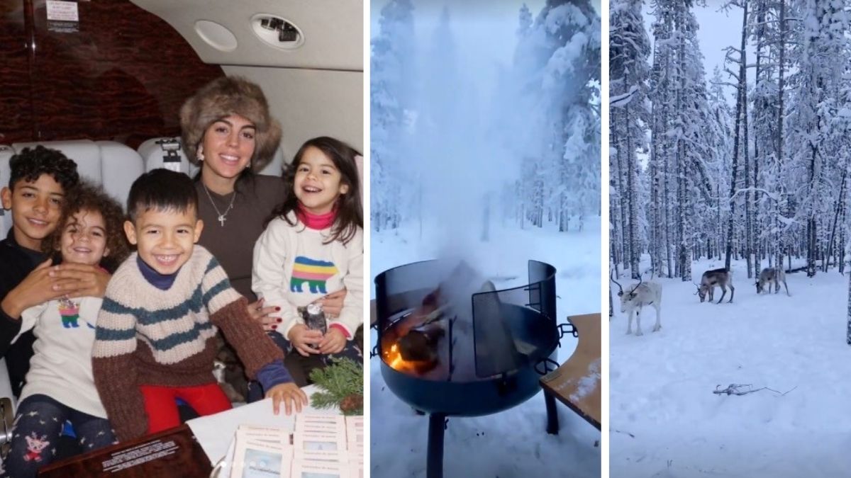 Wow! Georgina Rodríguez mostra (novas) imagens de viagem ao Polo Norte com os filhos