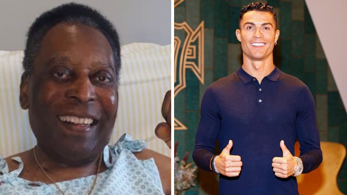 Pelé luta contra o cancro e recebe apoio de Cristiano Ronaldo