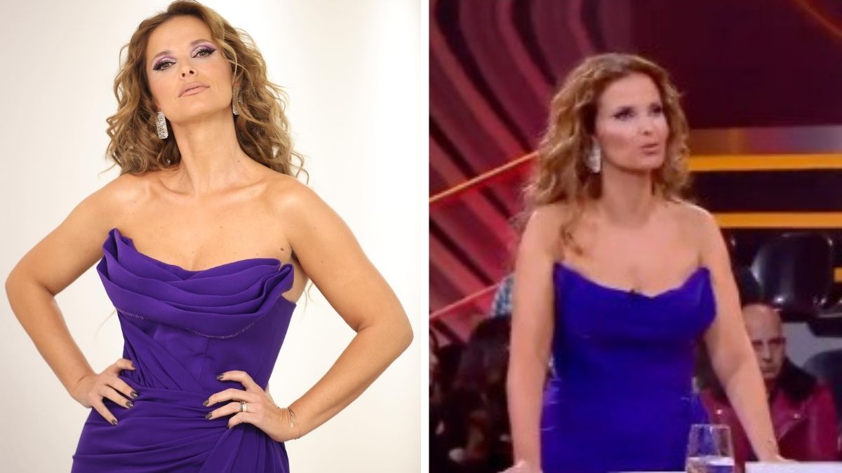 Azul ou roxo? Cristina Ferreira reage após &#8220;dúvidas&#8221; sobre cor do vestido: &#8220;Um tecido mágico&#8221;