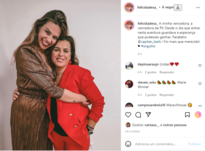 Big Brother: Felicidade Sá reage à vitória de Ana Barbosa: &#8220;Foi mais que merecido!&#8221;