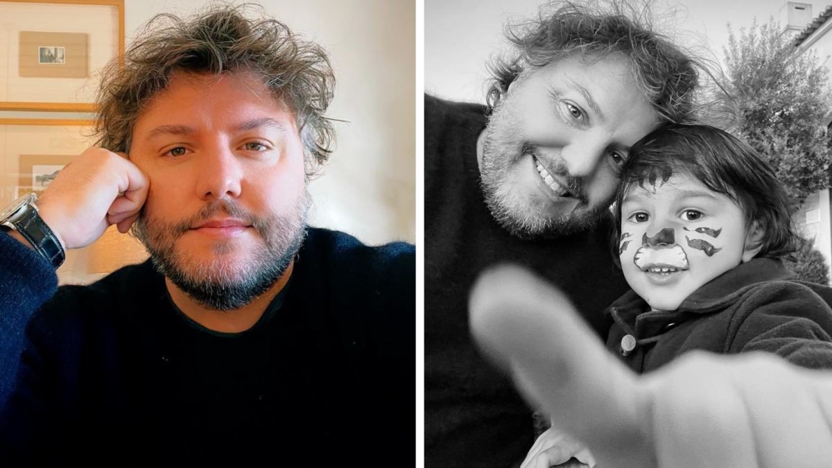 César Mourão revela nova foto do filho e &#8220;encanta&#8221; fãs: &#8220;Que pinta!&#8221;
