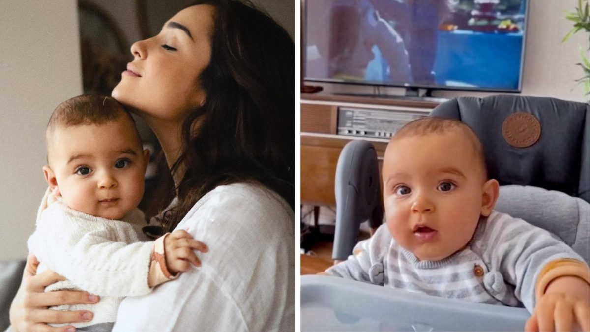 Que amor! Angie Costa revela vídeo ternurento do filho em dia especial: &#8220;7 meses ❤️&#8221;