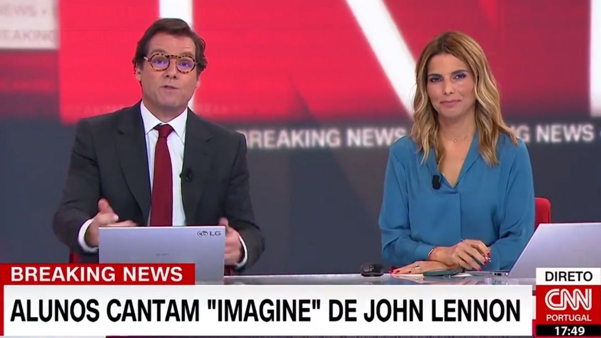 Pivô da CNN Portugal &#8216;baralha-se&#8217; (duas vezes) com tema musical: &#8220;Elton John? José Cid?&#8230;&#8221;