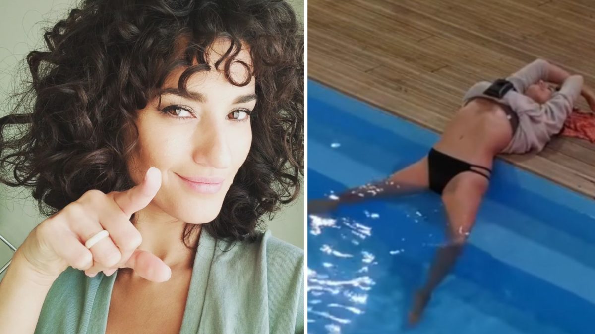 Big Brother: Mafalda Matos &#8216;relaxa&#8217; na piscina e colhe elogios: &#8220;Temos aqui um momento erótico&#8230;&#8221;