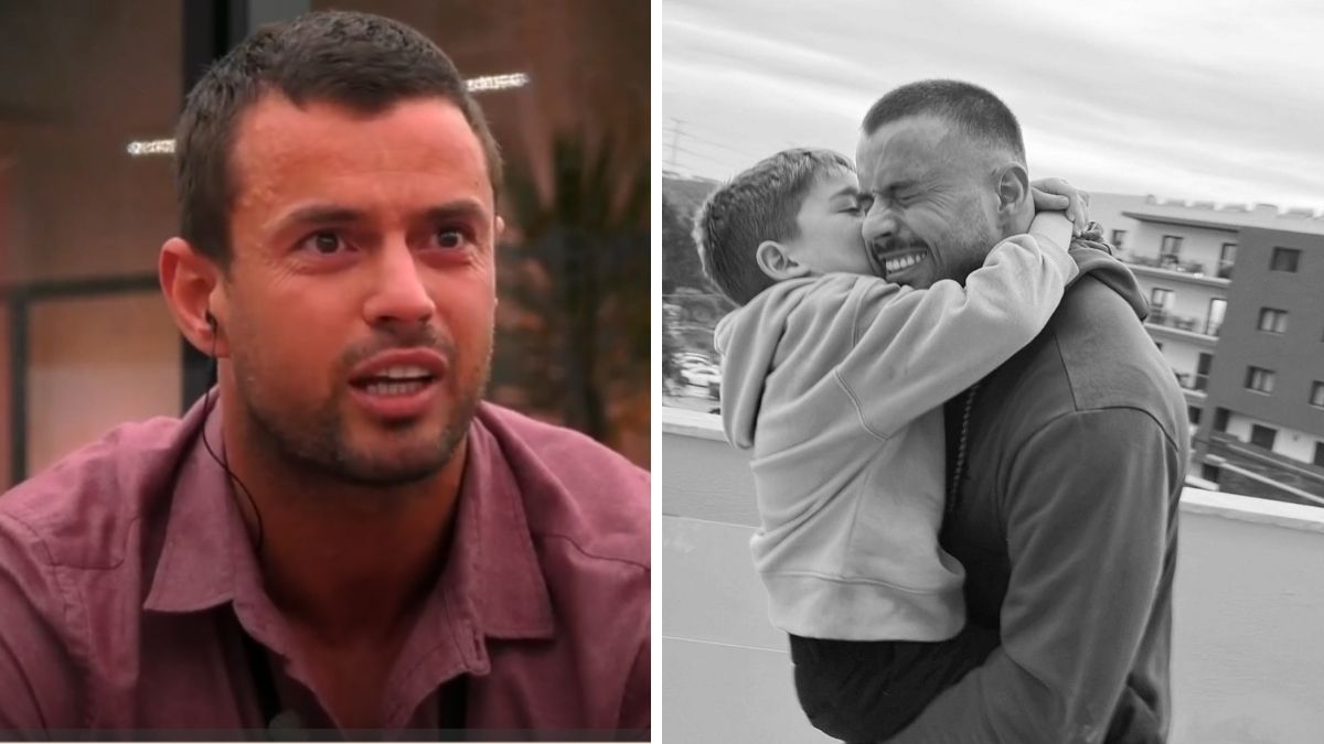 Emoção! Marco Costa em lágrimas com mensagem do filho da namorada