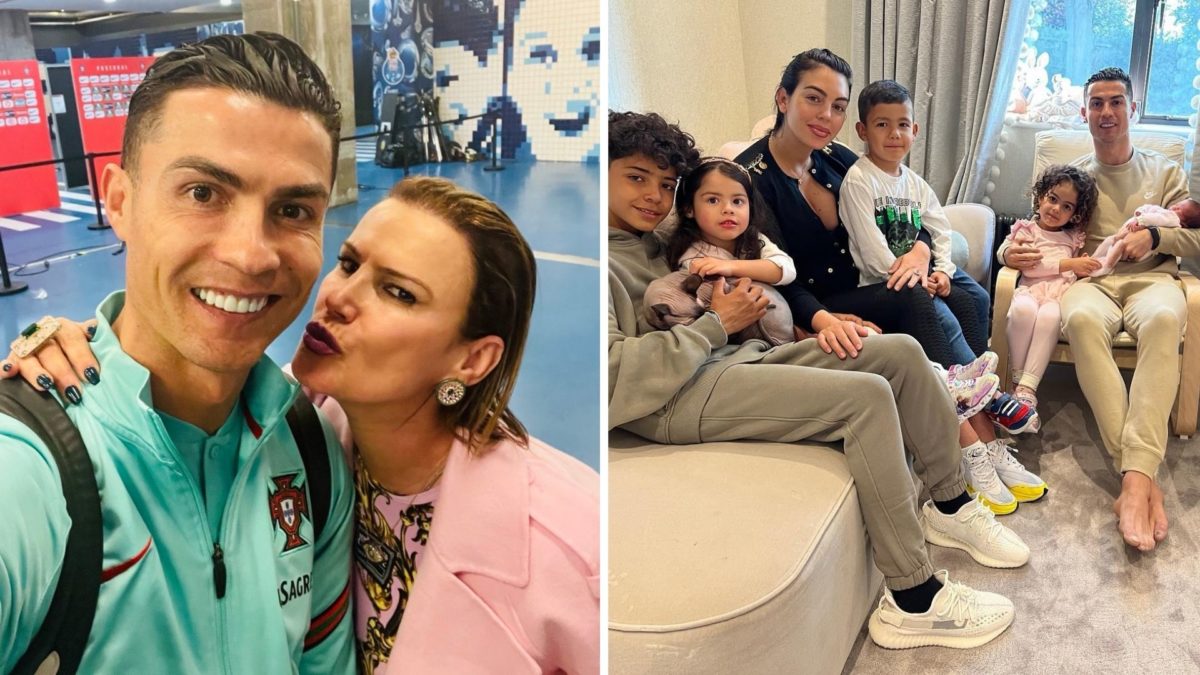 Elma Aveiro dá &#8216;novidades&#8217; sobre Georgina e Ronaldo: &#8220;Como está o nosso capitão e a família?&#8221;
