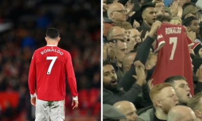 Arrepiante! Adeptos de Liverpool e Manchester unidos a cantar por Cristiano Ronaldo