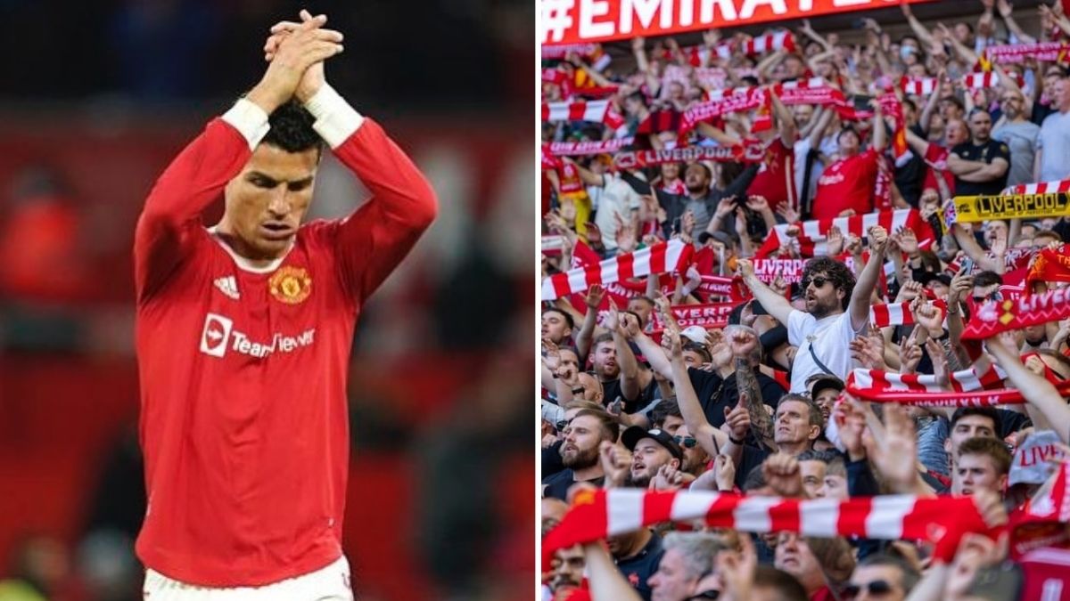 Adeptos do Liverpool prestam homenagem a Cristiano Ronaldo após morte de bebé: &#8220;Nunca caminharás sozinho&#8230;&#8221;