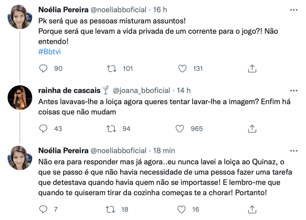 Oops! Após arraso, Noélia Pereira dá &#8220;troco&#8221; a Joana Albuquerque: &#8220;Não era para responder, mas&#8230;&#8221;