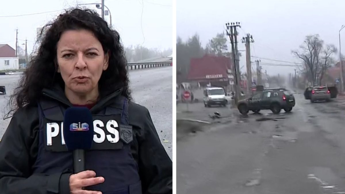 Susto! Repórteres da SIC surpreendidos em direto na Ucrânia: &#8220;Acabamos de ouvir uma explosão&#8230;&#8221;