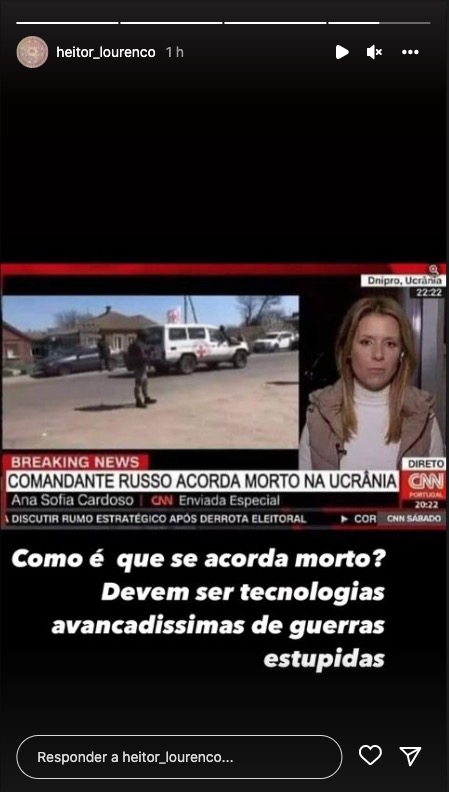 Gaffe na CNN Portugal? Imagem viral deixa espectadores &#8216;confusos&#8217;: &#8220;Acorda morto&#8230;&#8221;