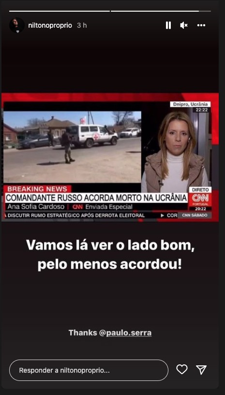 Gaffe na CNN Portugal? Imagem viral deixa espectadores &#8216;confusos&#8217;: &#8220;Acorda morto&#8230;&#8221;