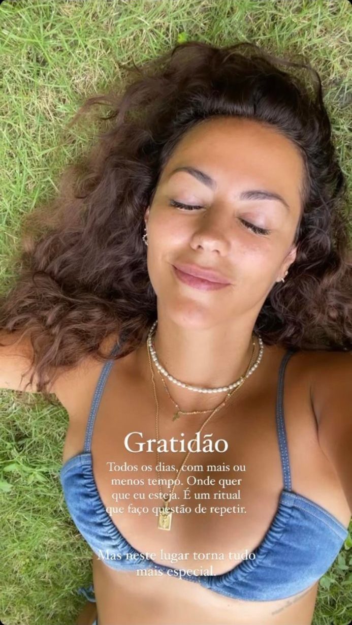 No &#8216;paraíso&#8217;, Sofia Ribeiro partilha ‘ritual’ com os seguidores: “Cada vez mais amo fazer isto…”