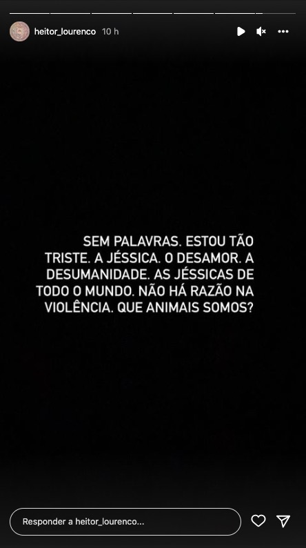 Heitor Lourenço &#8220;sem palavras&#8221; para a morte da menina de 3 anos: &#8220;Não há razão na violência. Que animais somos?&#8221;