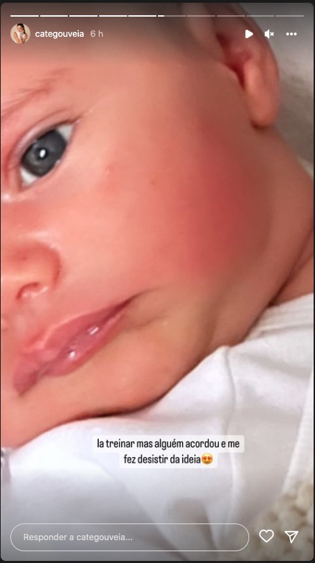 Que amor! Catarina Gouveia mostra rosto da filha bebé pela primeira vez