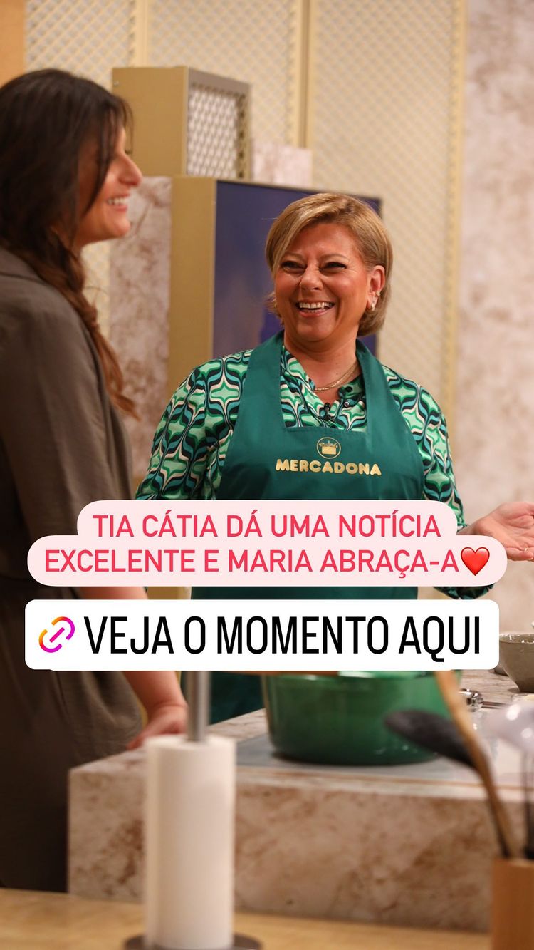 Tia Cátia dá &#8216;novidade&#8217; sobre luta contra cancro e deixa Maria Botelho Moniz (muito) feliz: &#8220;É a maior!&#8221;