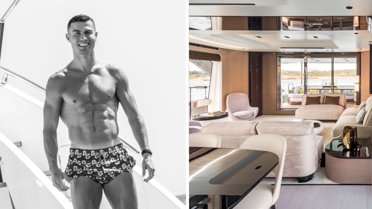 Que luxo! Cristiano Ronaldo desfruta de iate de 9,4 milhões de euros em férias &#8220;milionárias&#8221;