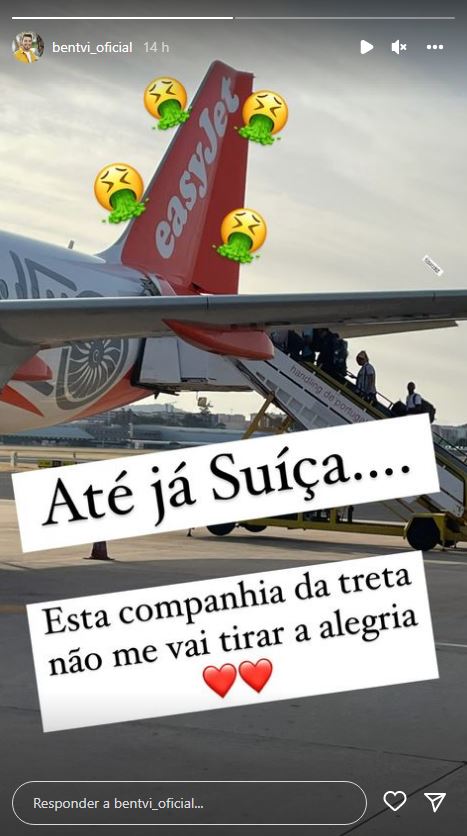 Oops! Rúben Vieira mostra-se insatisfeito e queixa-se de companhia aérea: “Uma treta, a pior…”