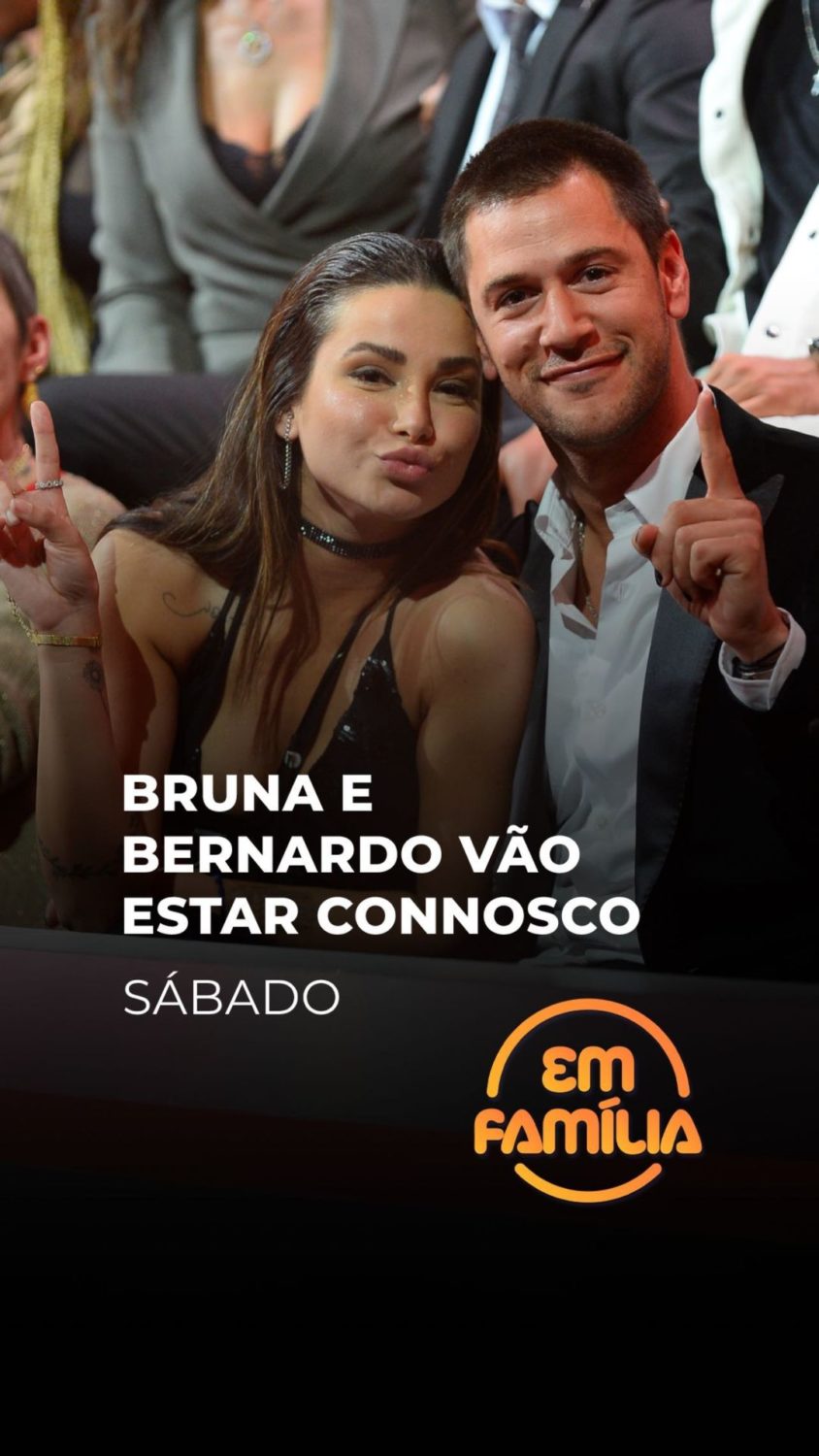 Bruna Gomes e Bernardo Sousa concedem primeira entrevista em conjunto. Saiba quando