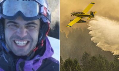 Faleceu André Serra, piloto do avião de combate a incêndios que se despenhou esta tarde