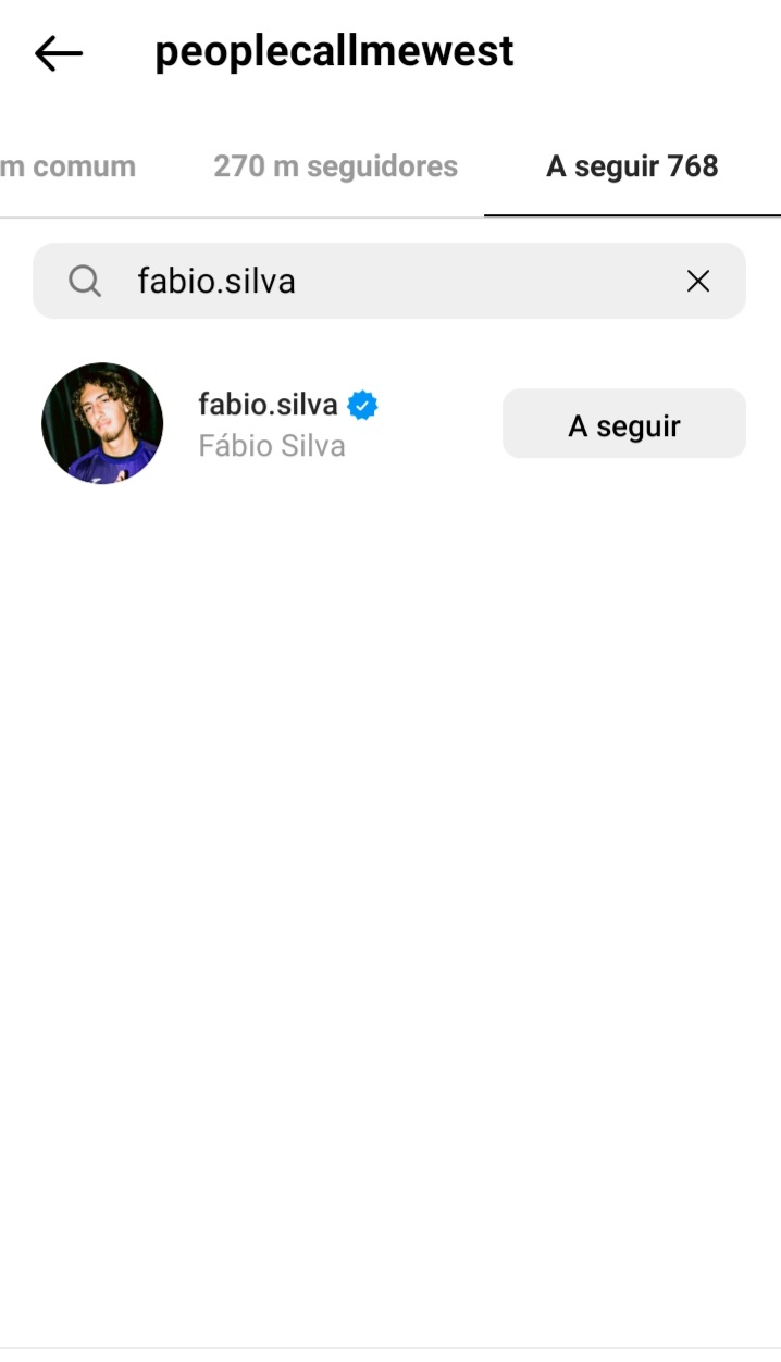 Oops! Fábio Silva deixa de seguir Joana Albuquerque nas redes sociais