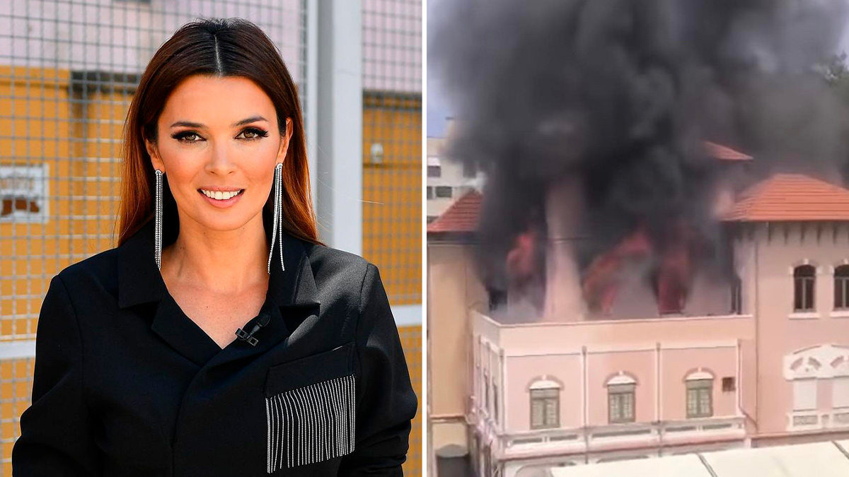 Drama! Maria Cerqueira Gomes &#8216;de rastos&#8217; ao ver colégio de infância em chamas: &#8220;O meu colégio&#8230;&#8221;