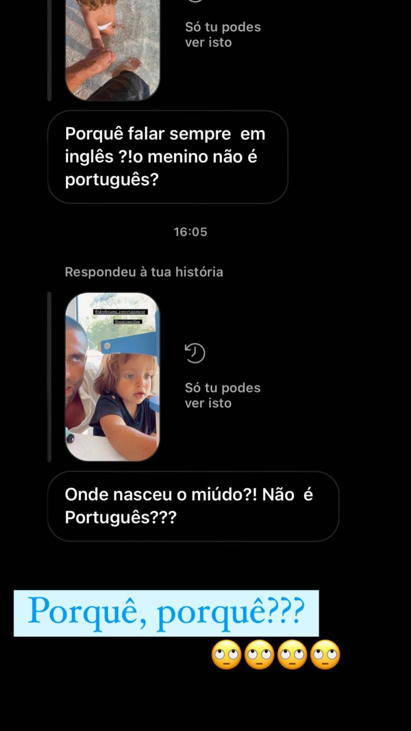 Diogo Amaral expõe &#8216;dúvidas&#8217; sobre o filho: &#8220;Porquê falar sempre em inglês? Não é português?&#8221;