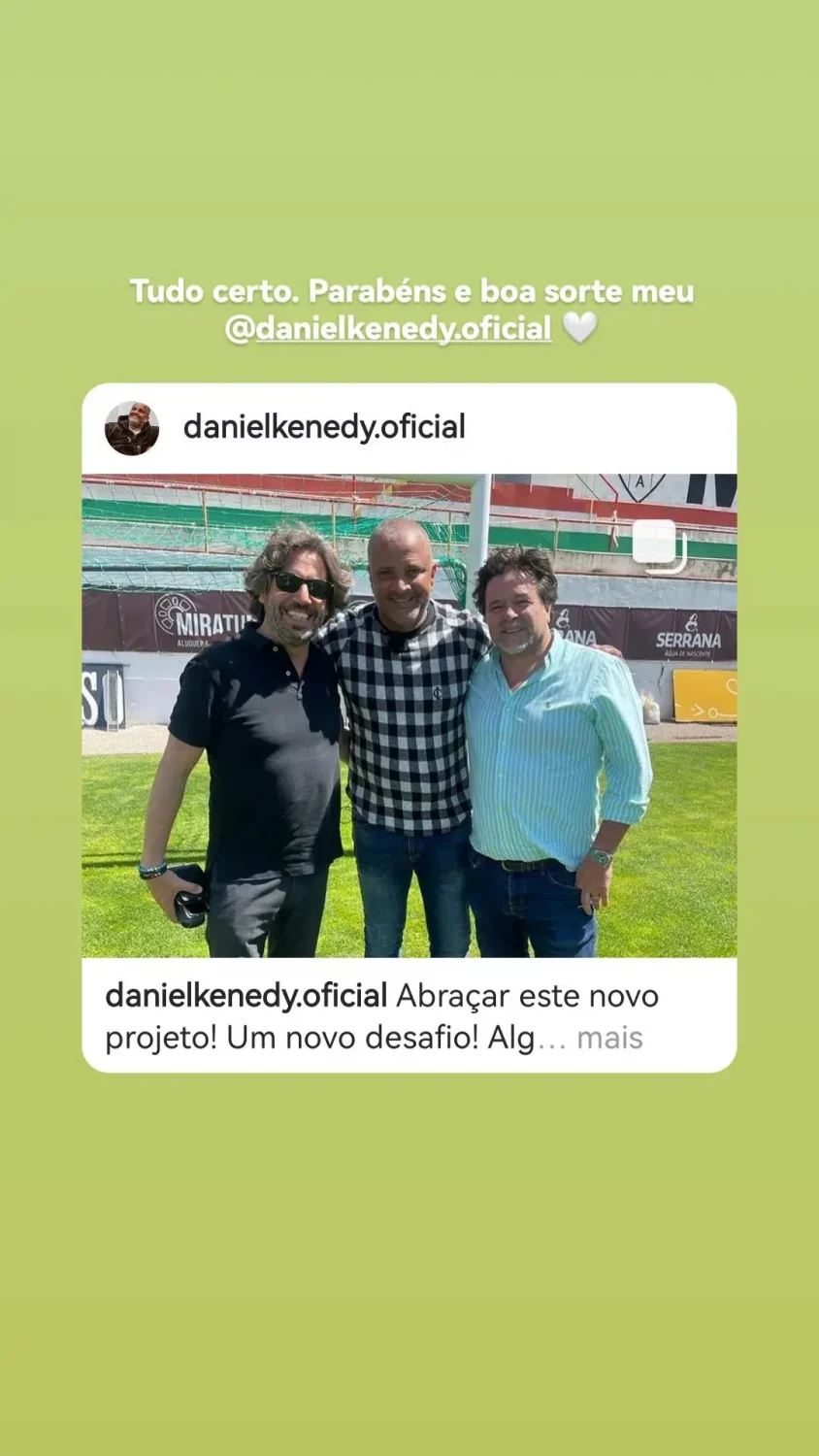 Após regressar ao mundo do futebol, Cristina Ferreira dá os parabéns a Daniel Kenedy: &#8220;Tudo certo&#8230;&#8221;