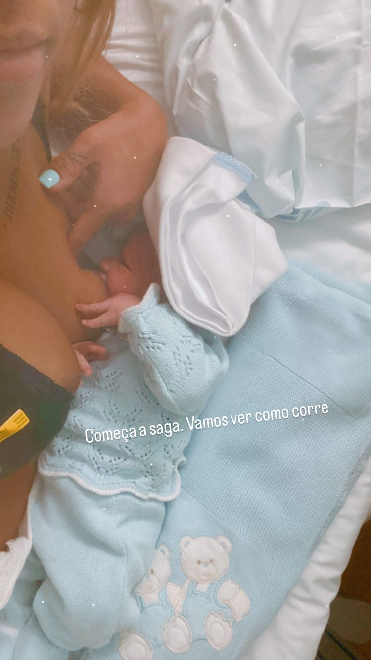Namorada de José Carlos Pereira revela novas imagens do filho recém-nascido: &#8220;Outro bebezão&#8221;