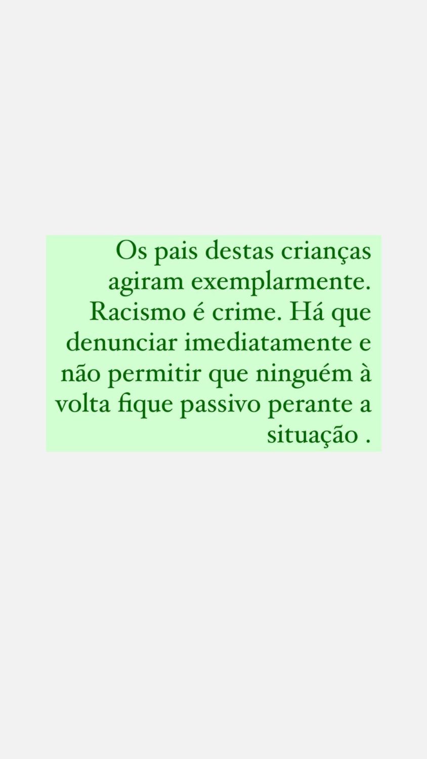 Rita Ferro Rodrigues &#8216;aplaude&#8217; detenção após episódio racista e reflete: &#8220;E se os pais fossem negros e pobres?&#8221;