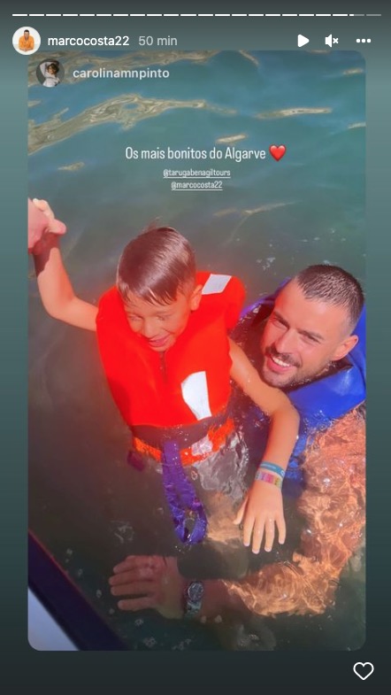 Carolina Pinto mostra &#8216;aventura&#8217; nas férias e declara-se a Marco Costa e ao filho: &#8220;Os mais bonitos&#8221;