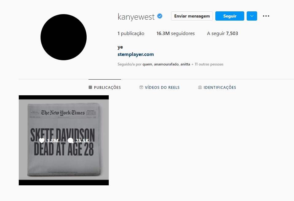 Kanye West &#8216;não perdoa&#8217;. Rapper deixa indireta a Pete Davidson após separação de Kim Kardashian