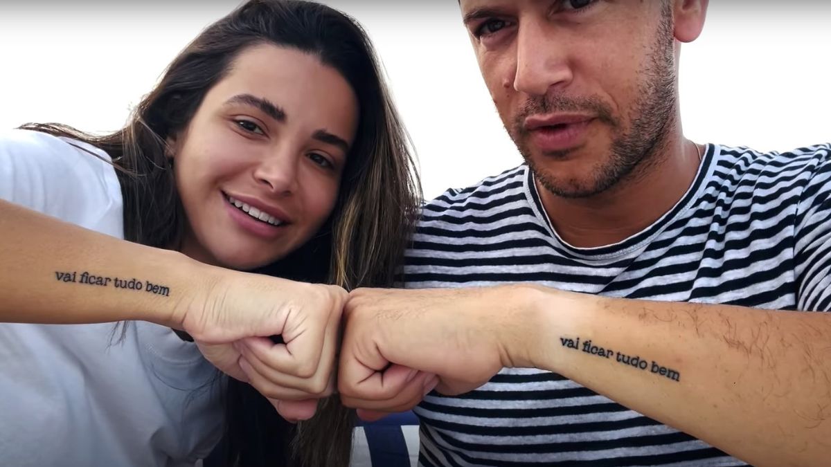 Surpresa! Bruna Gomes e Bernardo Sousa fazem tatuagem (com significado especial) e mostram resultado