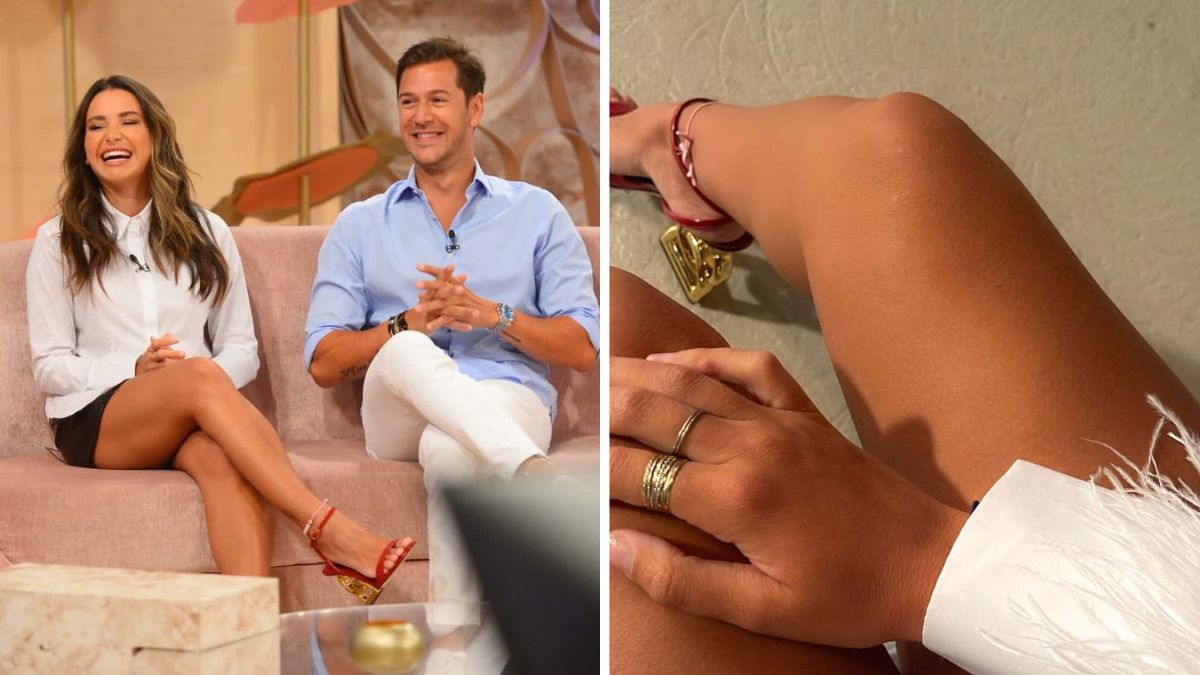 A &#8216;cara do luxo&#8217;! Bruna Gomes surge no programa da TVI com sandálias de 950 euros