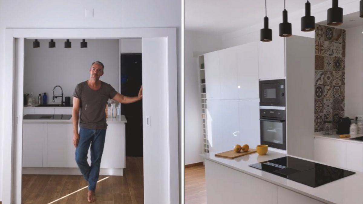 Cláudio Ramos mostra detalhes da cozinha da nova casa no Alentejo e revela quais foram as três &#8216;exigências&#8217;