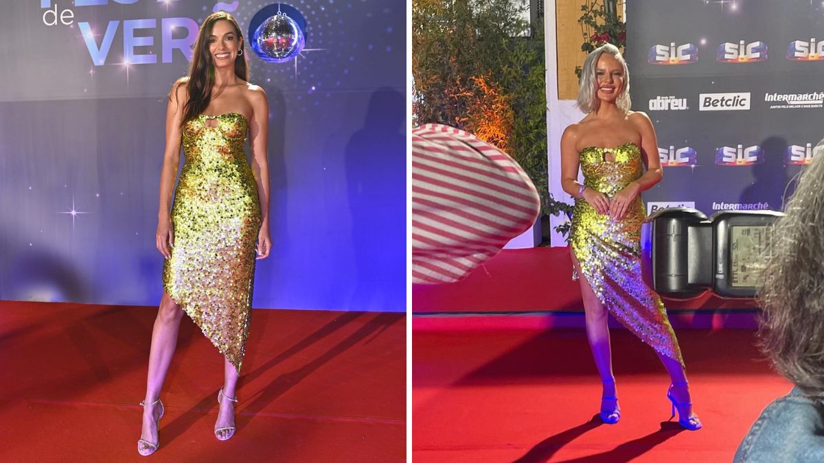 Oops! Iva Lamarão e Filipa Torrinha Nunes surgem com vestidos iguais na Festa de Verão da SIC
