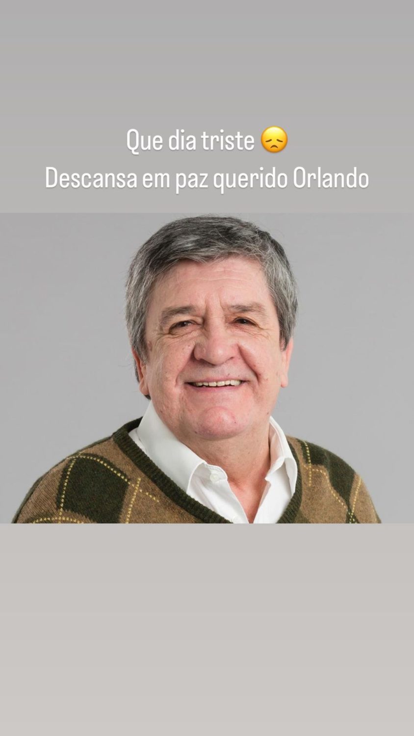 Lourenço Ortigão faz sentida homenagem a Orlando Costa: &#8220;Que dia triste&#8230;&#8221;