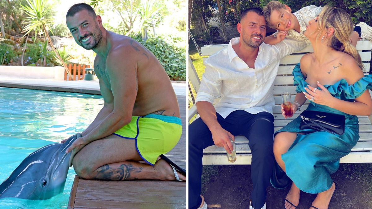 Marco Costa revela foto de família durante férias e recebe &#8216;reparo&#8217; da namorada: &#8220;Estou péssima&#8230;&#8221;