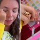 Que amor! Mel Jordão mostra maquilhagem feita pela filha: &#8220;A mãe é a cobaia&#8221;