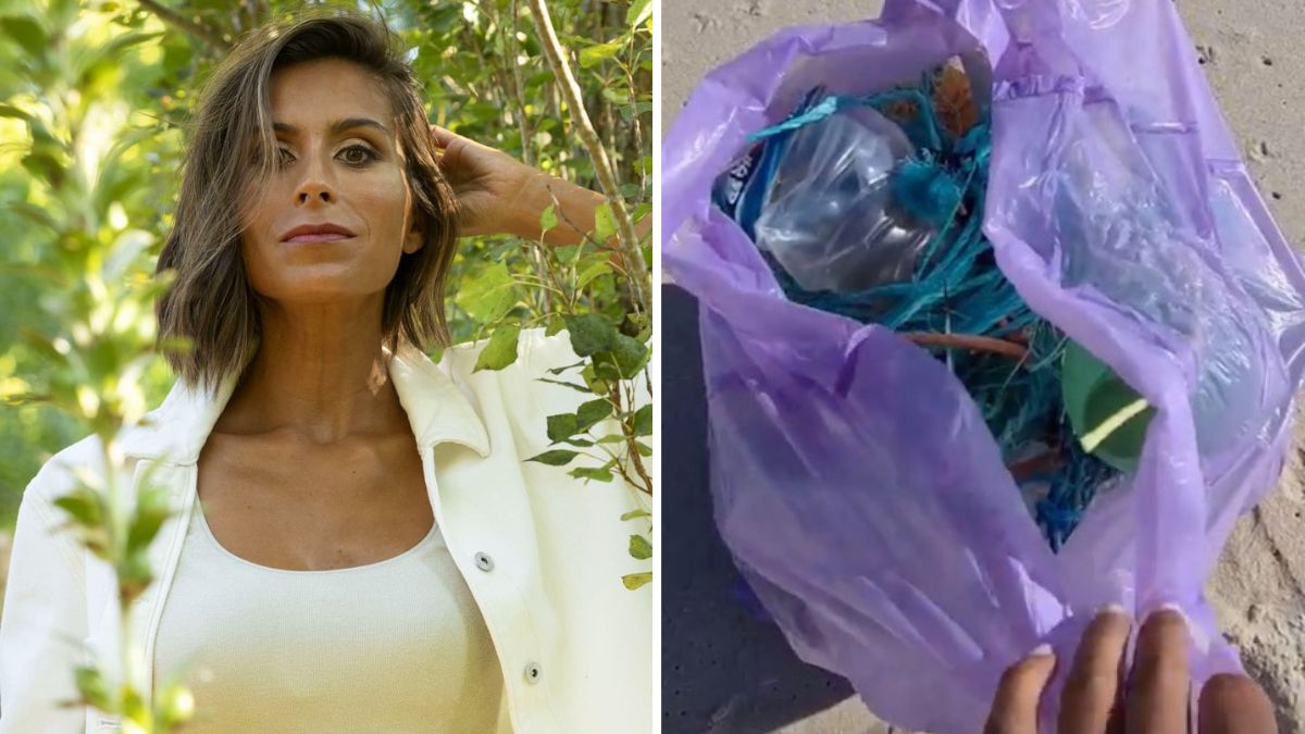 De férias, Mónica Jardim mostra lixo que encontrou na praia e lamenta: &#8220;É uma pena&#8230;&#8221;