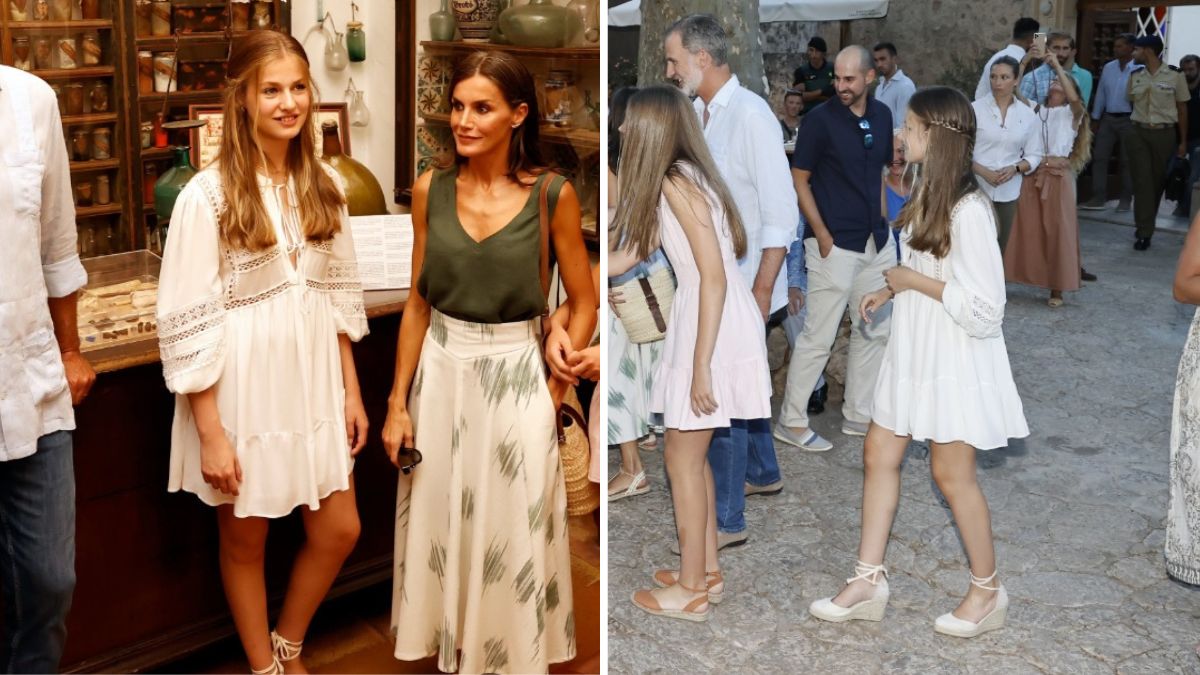 Princesa Leonor encanta com vestido de 33 euros e detalhe inspirado no estilo da mãe