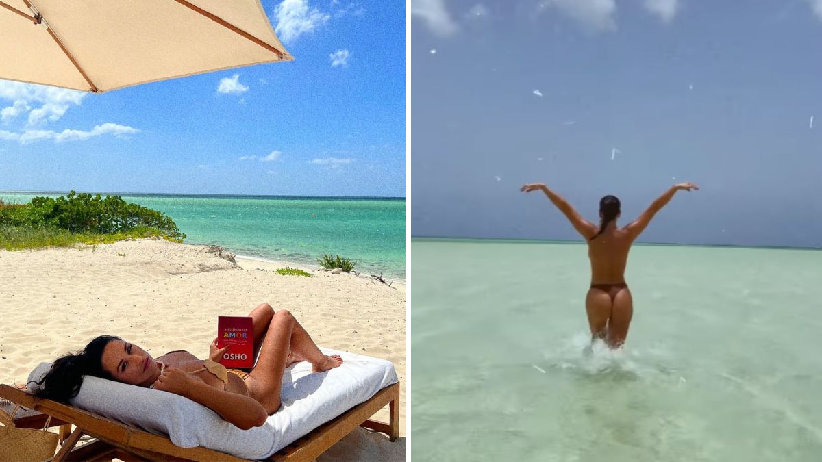 De férias no &#8216;paraíso&#8217;, Rita Pereira mostra-se em topless em novo vídeo: &#8220;Não há palavras&#8230;&#8221;