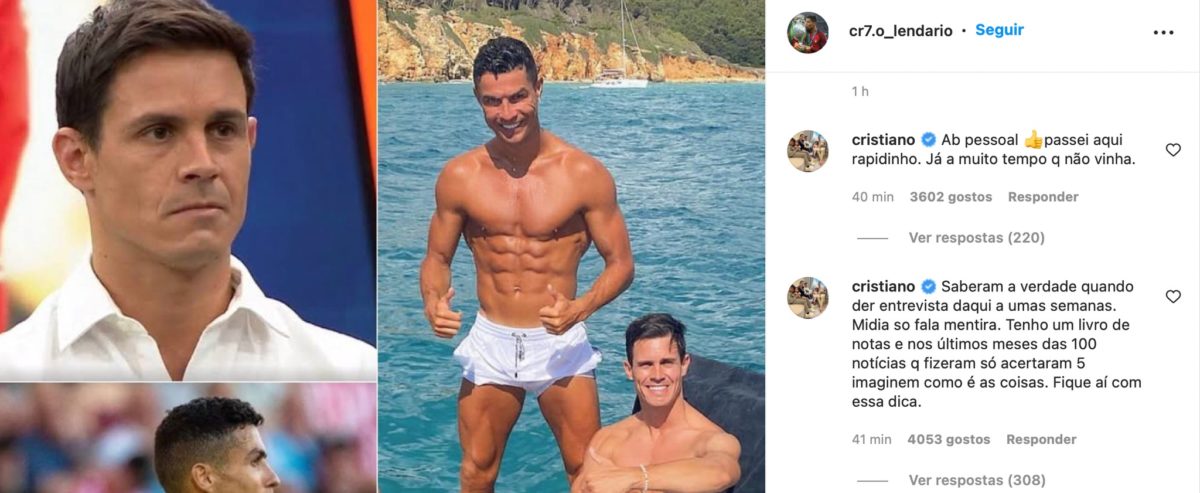 Após &#8220;erros ortográficos&#8221;, revelada identidade de quem gere a conta de Cristiano Ronaldo no Instagram