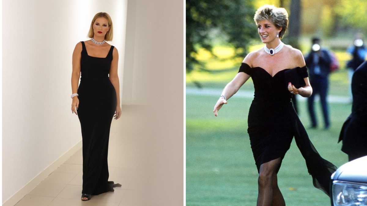 Cristina Ferreira recria look inspirado no &#8216;vestido da vingança&#8217; da princesa Diana