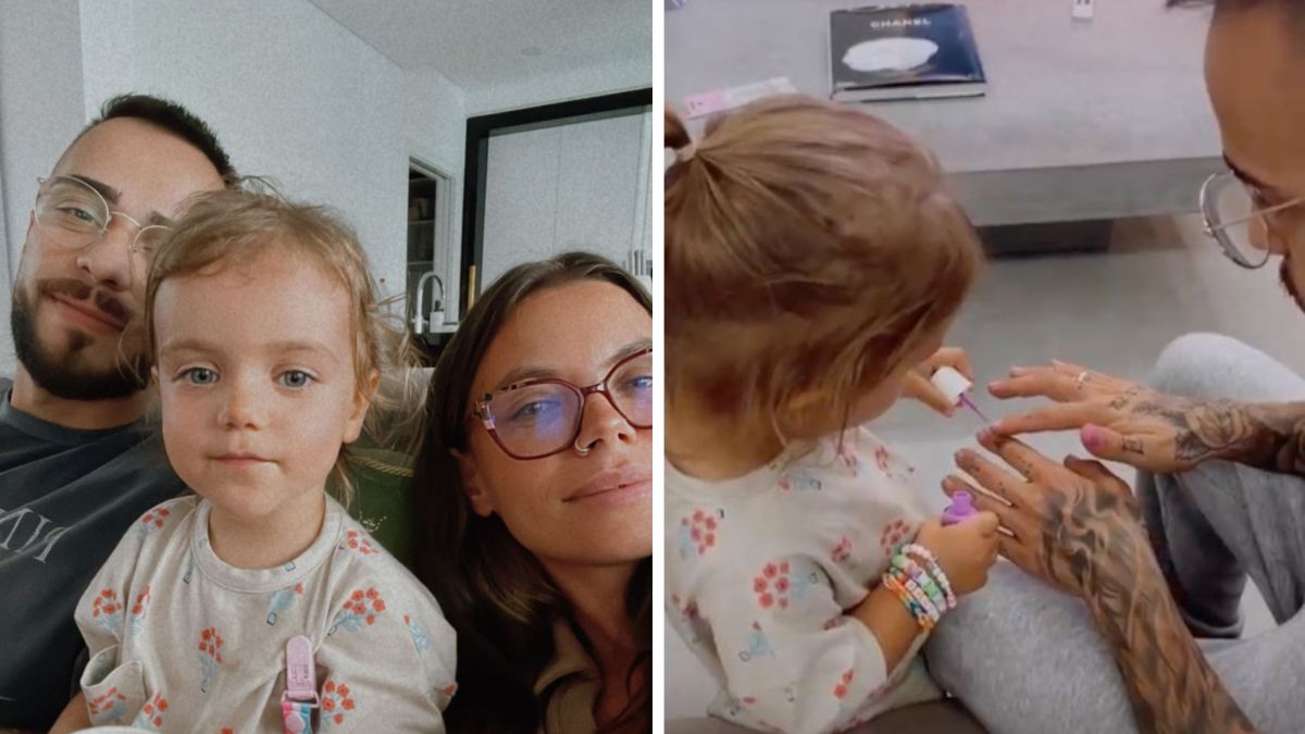 Mel Jordão &#8216;apanha&#8217; a filha a pintar as unhas a Diogo Piçarra. Veja aqui o vídeo