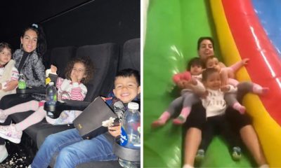 Que crescidos! Georgina Rodríguez mostra-se no parque de diversões com os filhos&#8230;3 anos depois