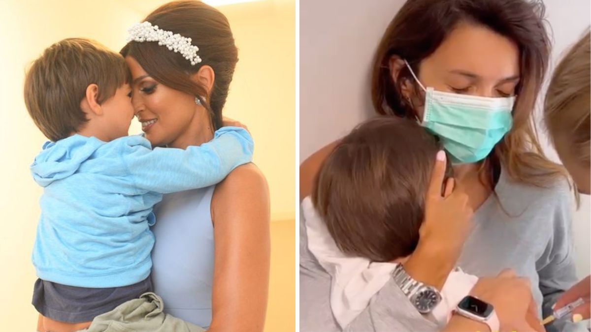 Maria Cerqueira Gomes mostra ida às vacinas com o filho: &#8220;Quem sofreu mais? Sou tão croma&#8221;